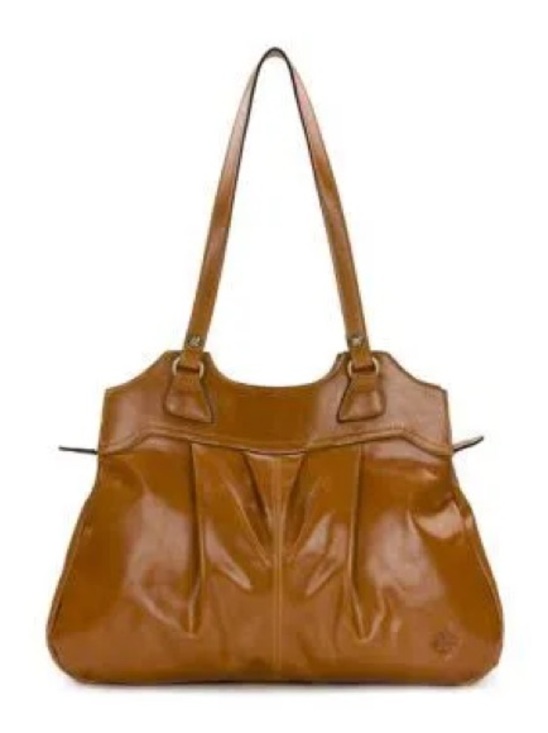 Patricia Nash Handbags - Patricia Nash Brown Genuine Leather Double Handle Satchel Bag
